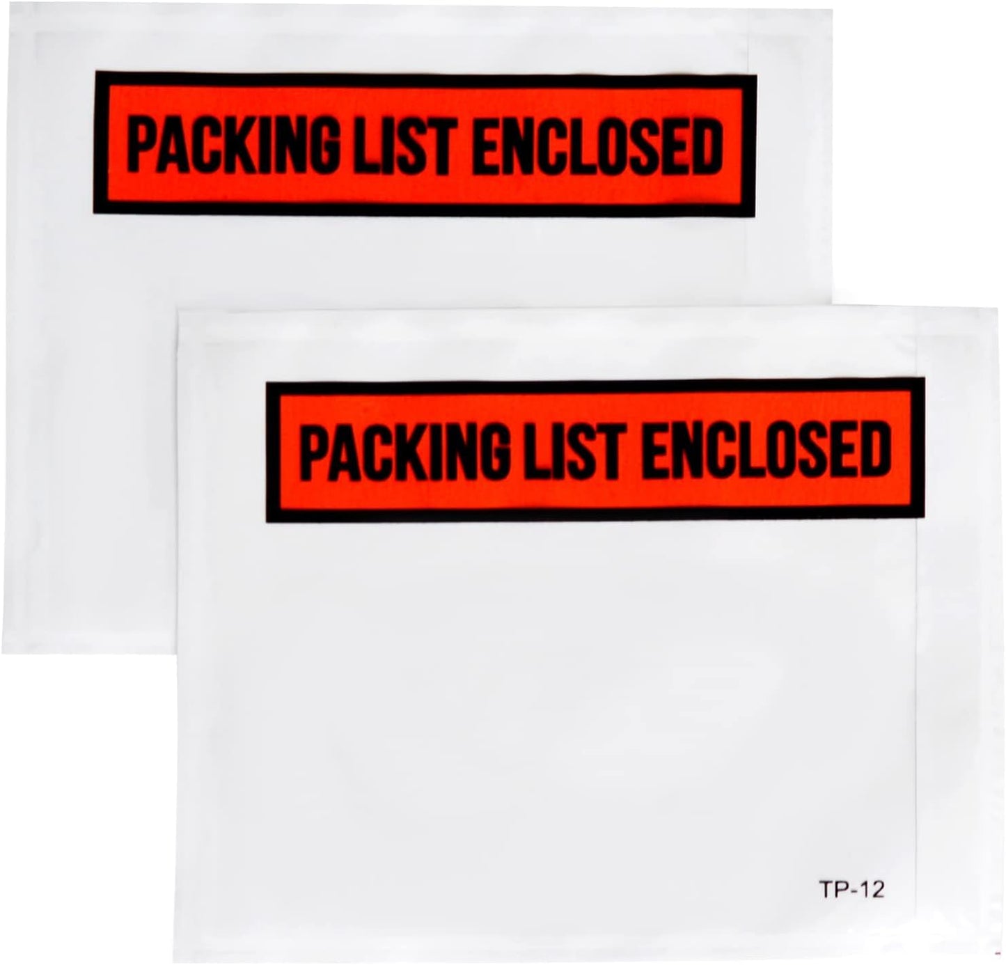 1000 PCS 4.5"x 5.5"Packing List Envelopes Packing Slip Pouches Self-Adhesive Plastic Shipping/Mailing Pouch Enclosed Bags for Packing Slips Invoice Label