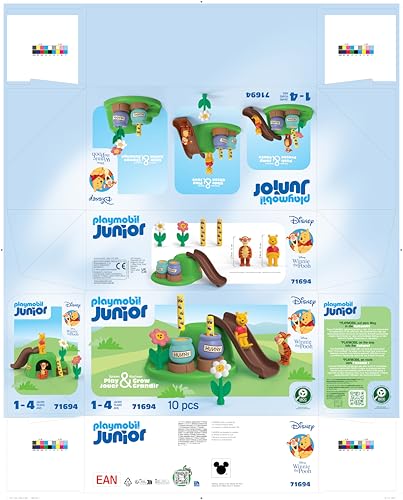 Playmobil Junior & Disney: Winnie's & Tigger's Bee Garden