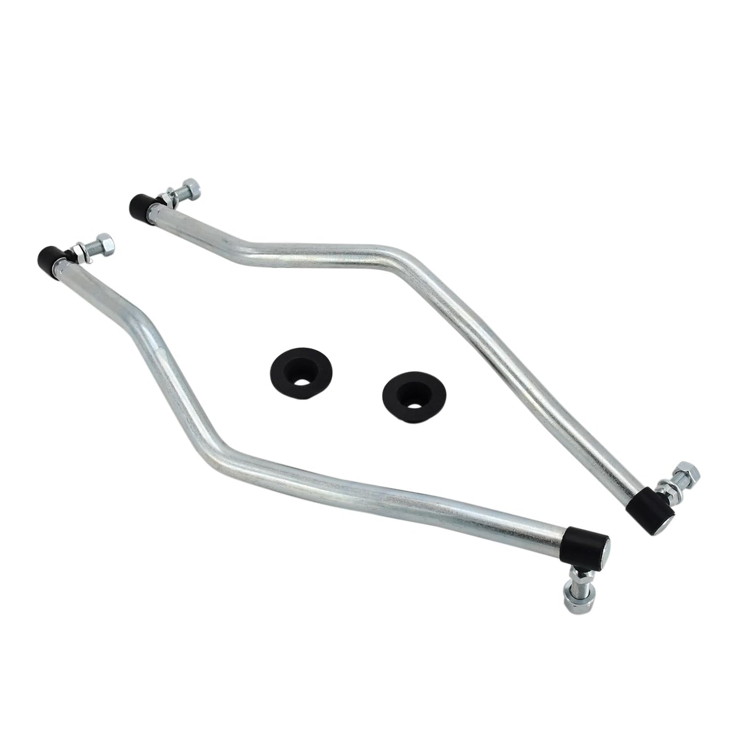 Molloparts LH/RH Steering Drag Link Set 532194740 532194741 194740 19474 Compatible with usqvarna Craftsman Murray Dixon Jonsered Poulan Pro AYP EHP WeedEater Drag Link with Rubber Dust Cap