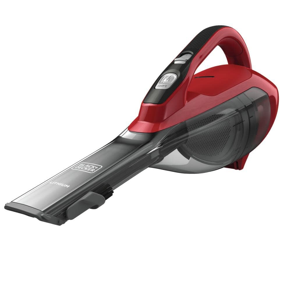 BLACK+DECKER Dustbuster Handheld Vacuum, Cordless, Chili Red (HLVA320J26)