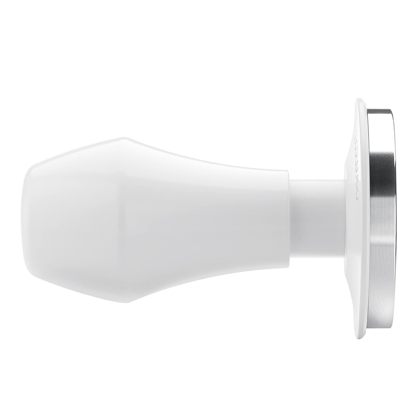 Normcore 53.3mm Espresso Coffee Tamper V4.1, Spring Loaded Tamper With Stainless Steel Flat Base15lb / 25lb / 30lbs Replacement Springs, Anodized Aluminum Stand, White
