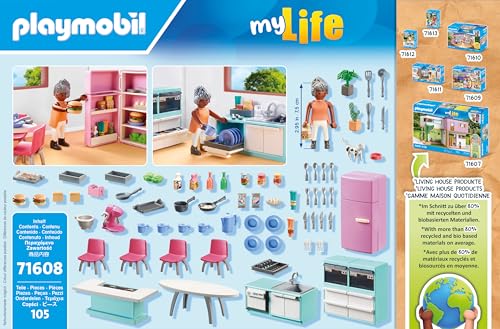 PLAYMOBIL Kitchen with Dining Table