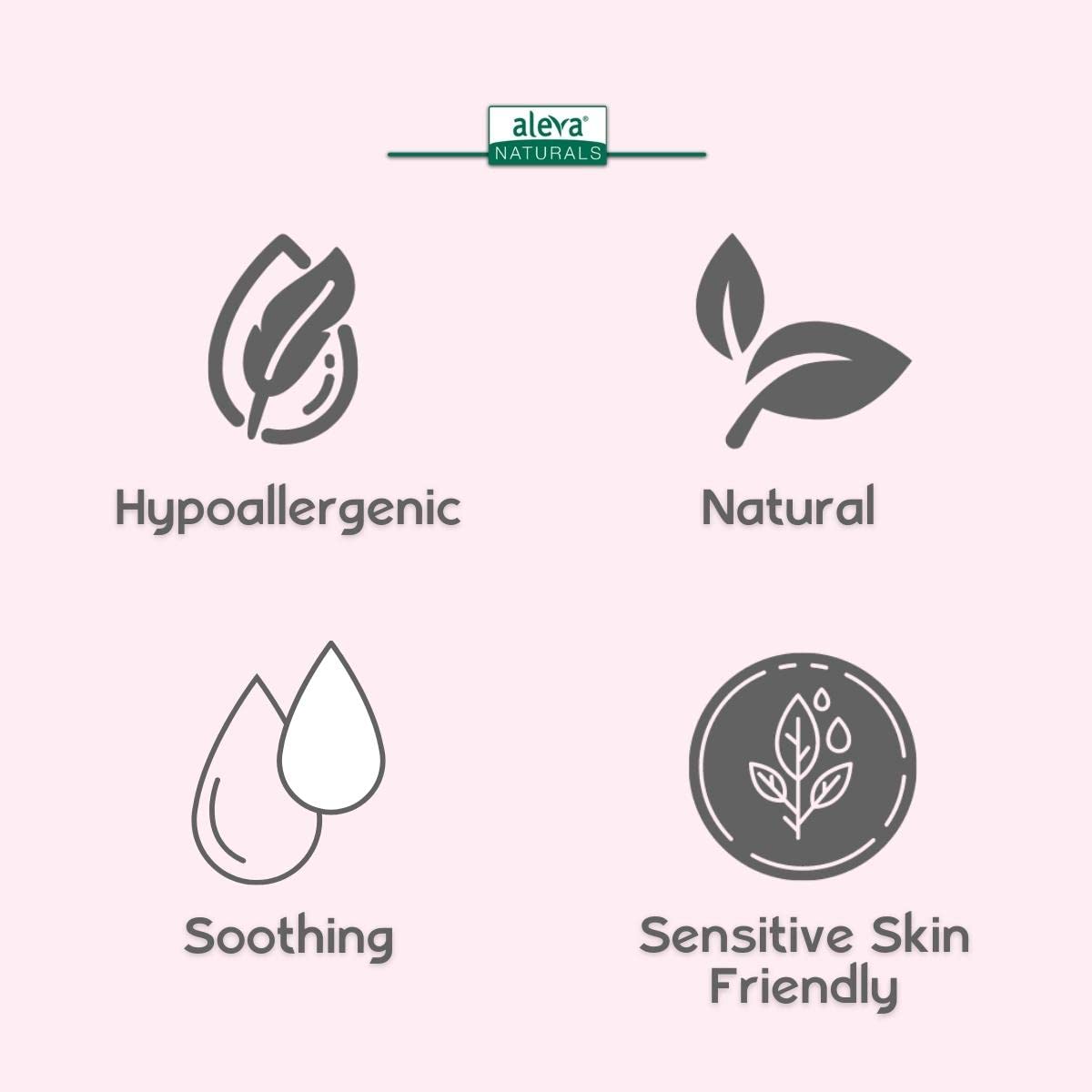 Aleva Naturals Bamboo Fem Wipes - Ultra-Soft, Biodegradable, pH Balanced Formula, 360 Wipes Total