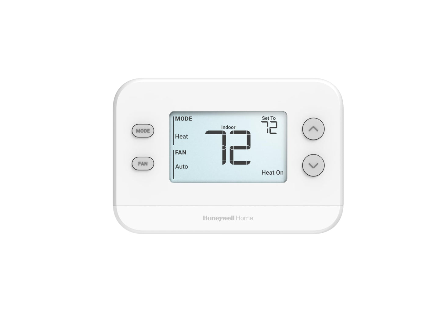 Honeywell Home X1N Non-Programmable Thermostat, Single-Stage, 1 Heat/1 Cool Compatibility, White