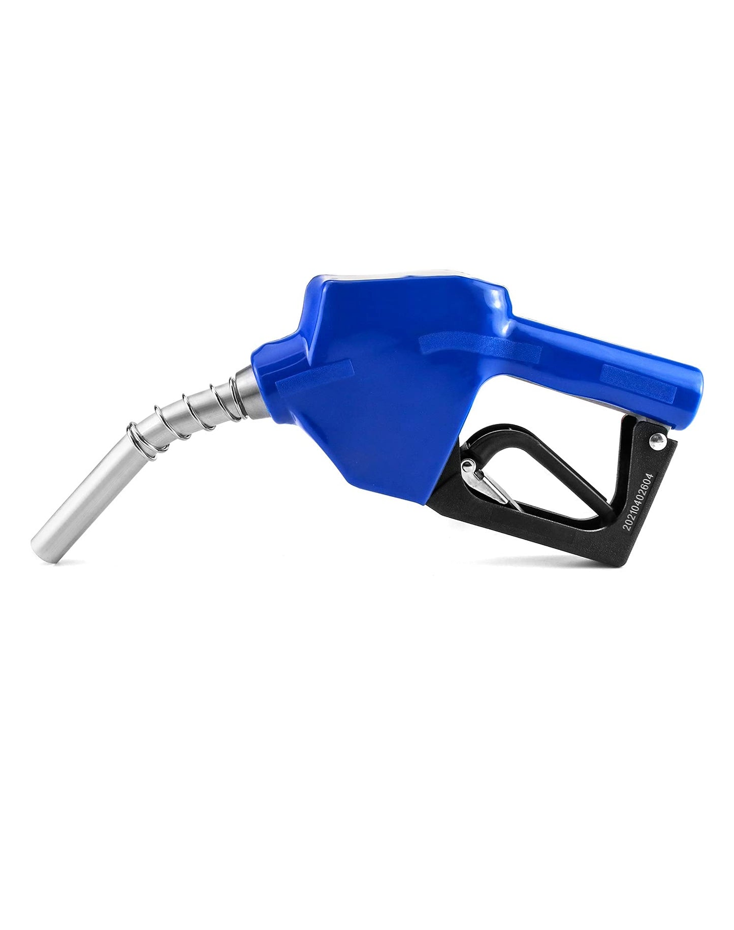 QWROK 3/4" Automatic Fuel Nozzle Auto Shut Off Gasoline Nozzle for Petrol Diesel Fuel Refilling, 0-60L/min Flow Rate, 3/4" NPT Inlet Size, 13/16'' Outlet Size, Blue