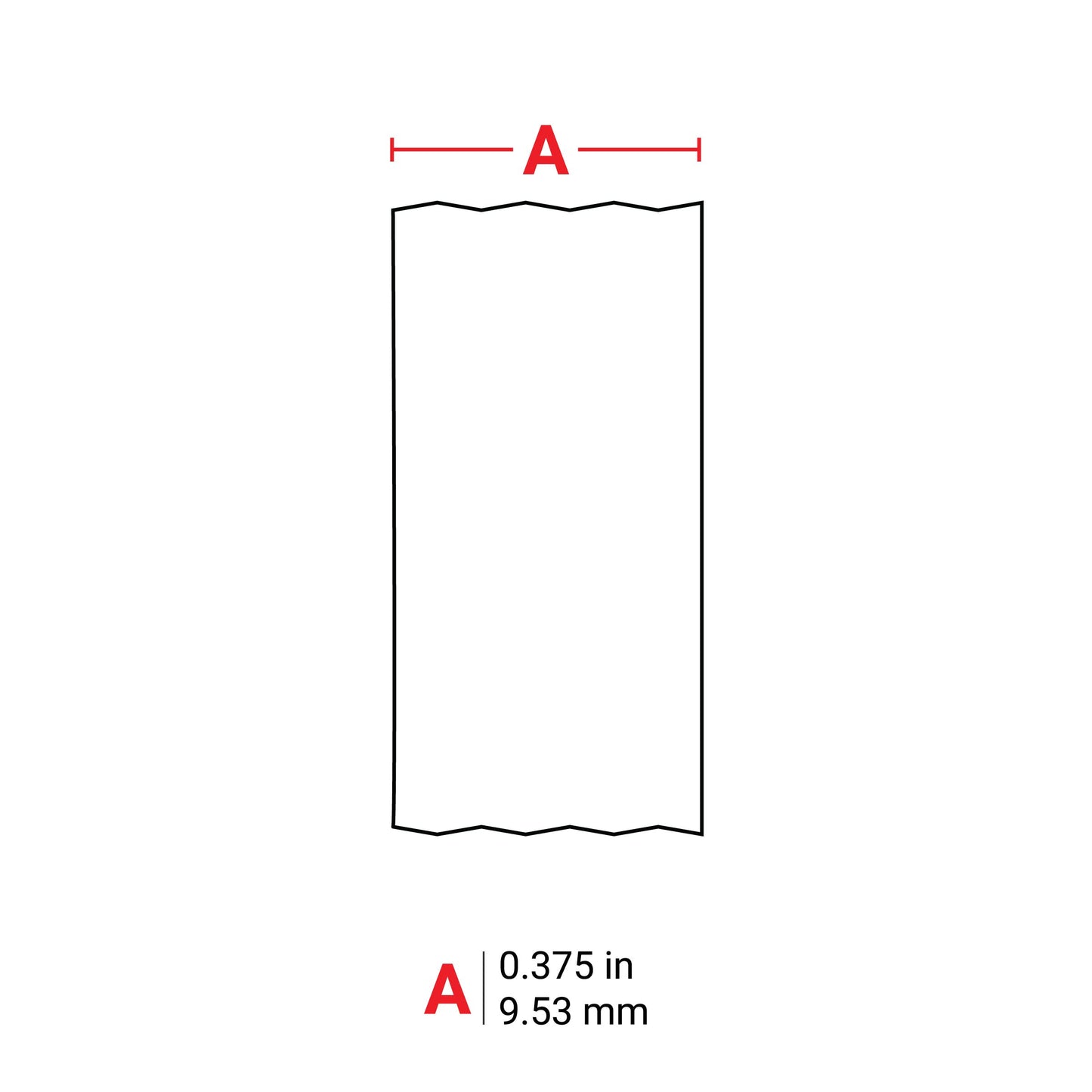 Brady M21-375-430 21' Length, 0.375" Width, B-430 Clear Polyester, Black on Clear Color, BMP 21 Mobile Printer ID Pal and LABPAL Printer Label
