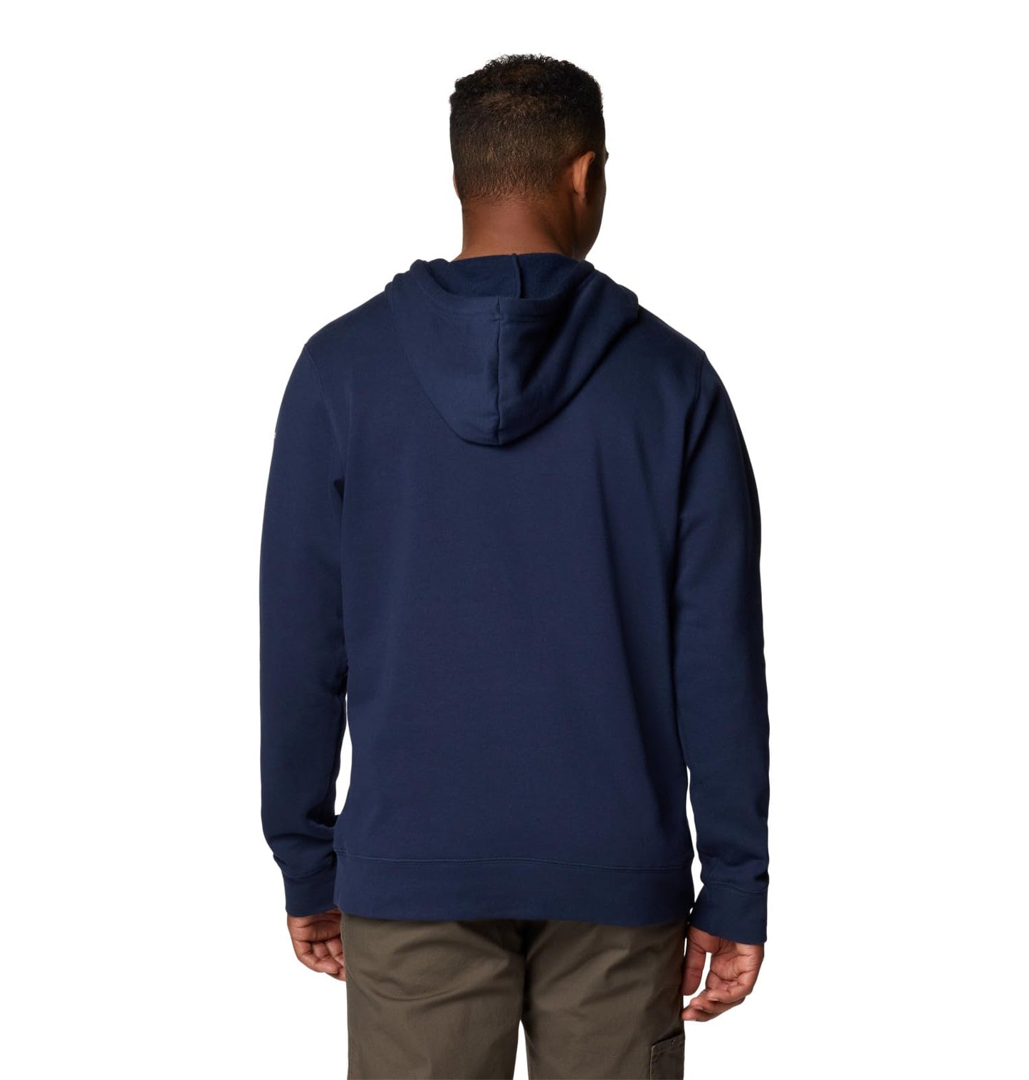 Columbia Men's Trek Hoodie, Collegiate Navy/Puff Box Gem Logo, Large