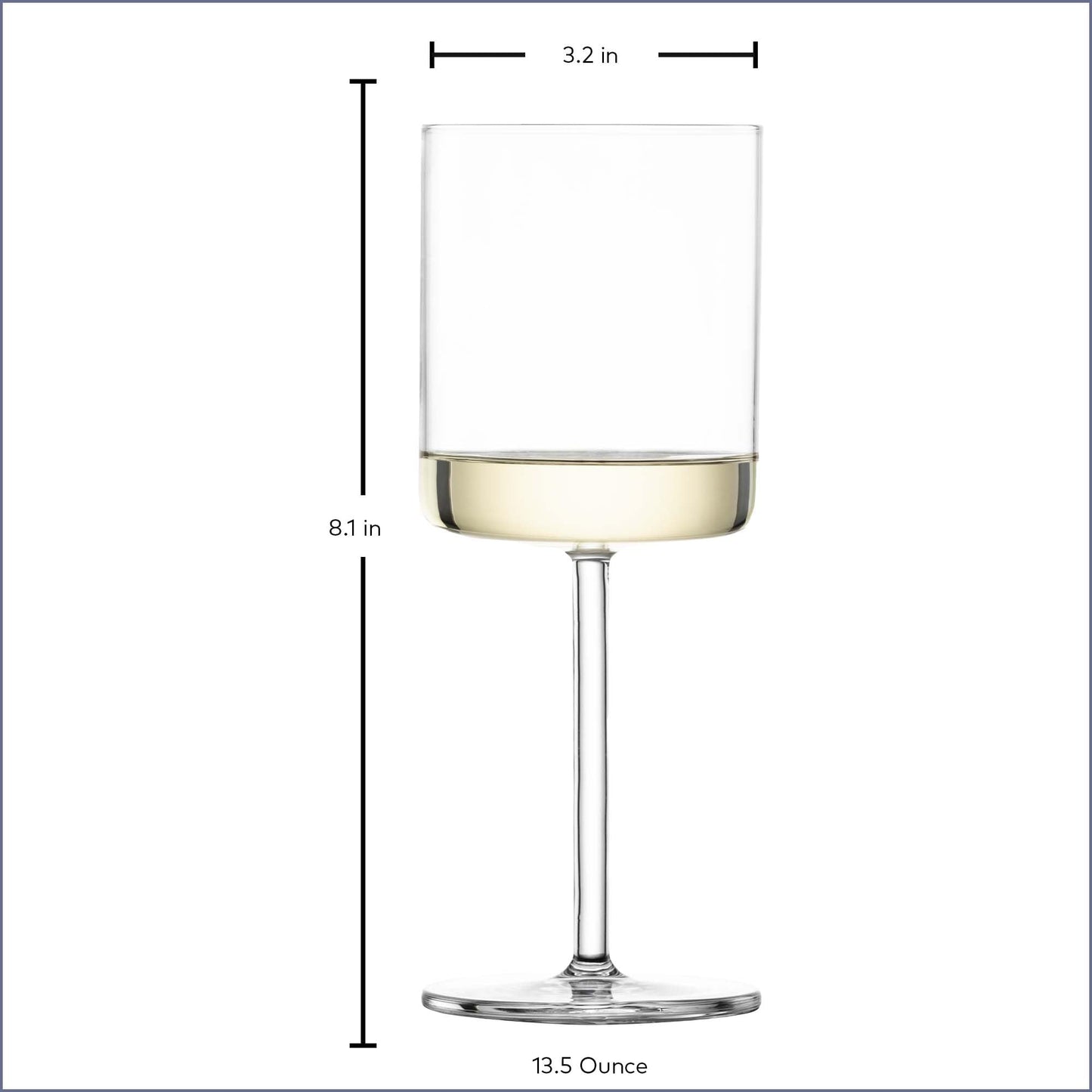Zwiesel Glas Tritan Modo Collection White Wine Glass, 13.5-Ounce, Set of 4