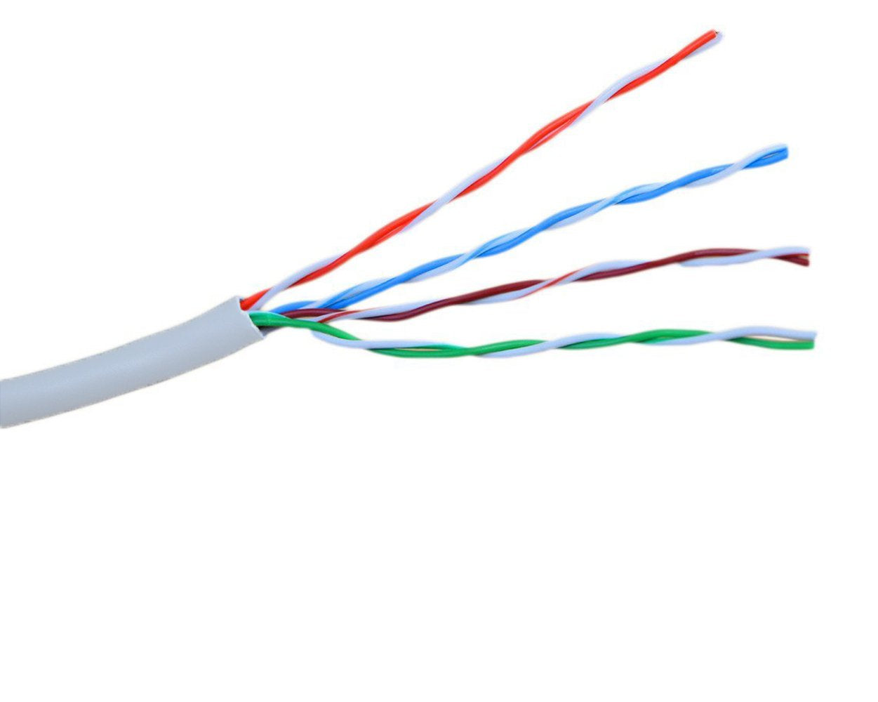 VIVO 500 ft Bulk Cat6 Wire, CCA Ethernet Cable, 23 AWG, UTP Pull Box, LAN Network, Gray, CABLE-V006
