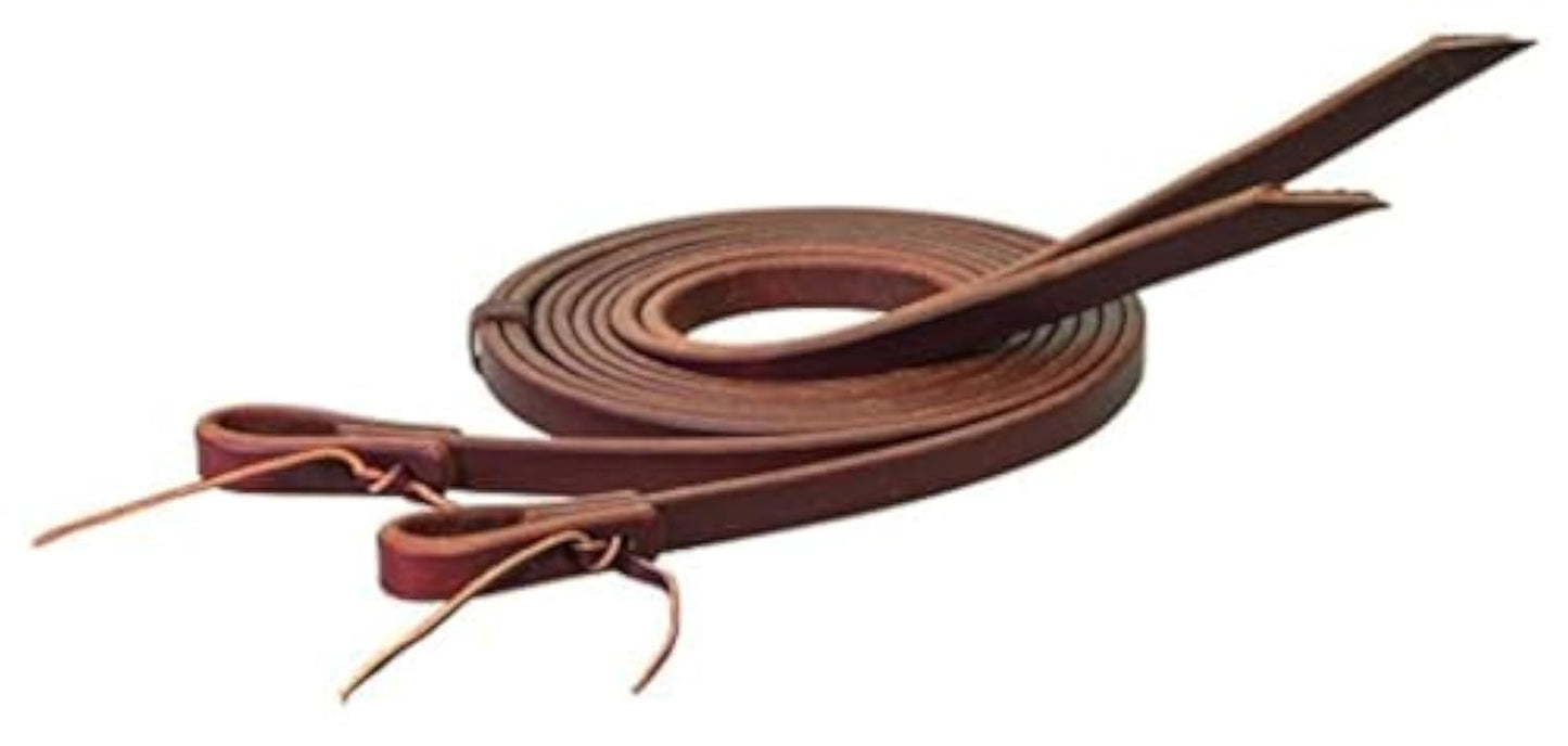 Weaver Working Cowboy Split Reins- 3/4" x 8' - Golden Chestnut - 3/4" X 8'
