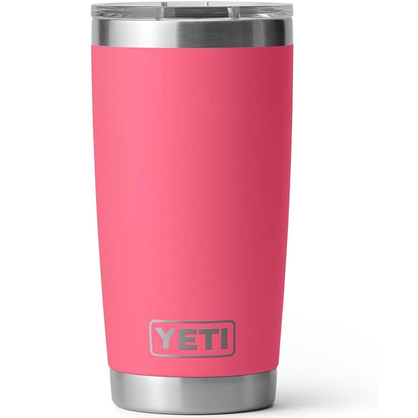 YETI Rambler 20 oz Tumbler, Stainless Steel, Vacuum Insulated with MagSlider Lid, Tropical Pink