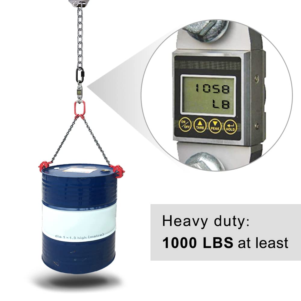 Besthouse Set of 2 Heavy Duty Porch Swing Hanging Chain Kit, Hammock Chair Hardware for Indoor Outdoor Playground Hanging Chair Hammock Chair Punching Bags, 4 Screws for Wooden, 1000LB Capacity, 81"