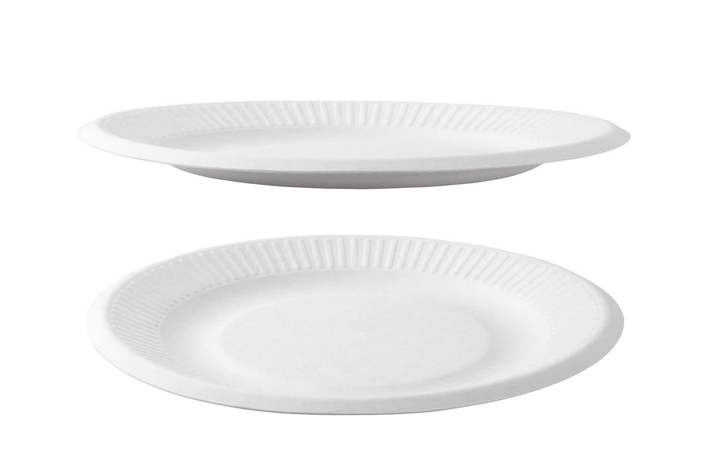 Spa Stix 6" Disposable Paper Plate - Pack of 500ct