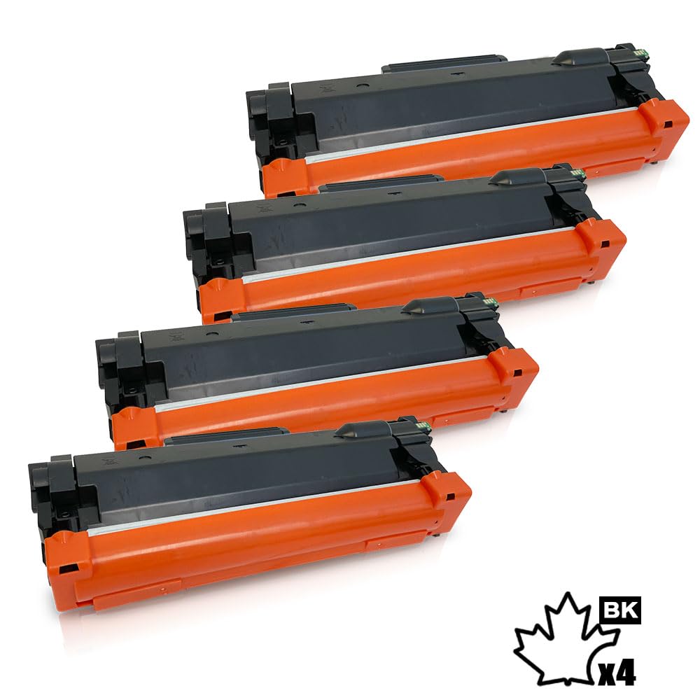 4 Inkfirst Compatible Toner Cartridges TN830XL 830XL Replacement for Brother TN830XL HL-L2865DW DCP-L2640DW MFC-L2807DW MFC-L2820DW HL-L2405W HL-L2460DW HL-L2460DWXL HL-L2465DW HL-L2480DW
