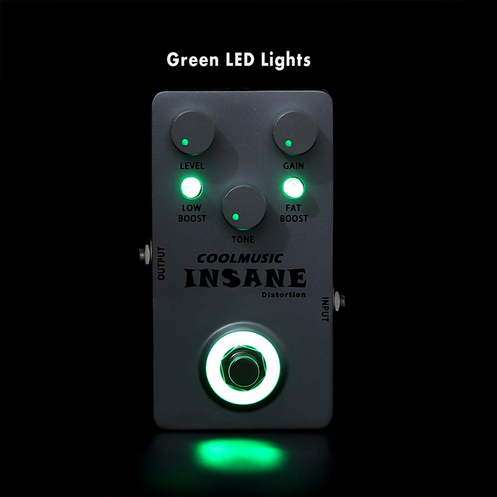 Coolmusic C-DI01 Insane Distortion Guitar Effects Pedal Bass Pedal …