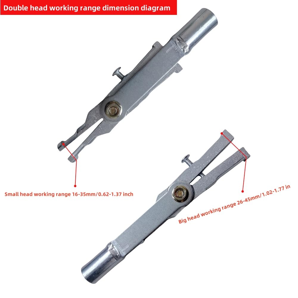 TIANAOKEJI Blind Inner Bearing Puller Internal Bearing Extractor Puller Slide Hammer Bearing Puller with Expandable Collets 10-50MM Insert Bearing Remover Tool