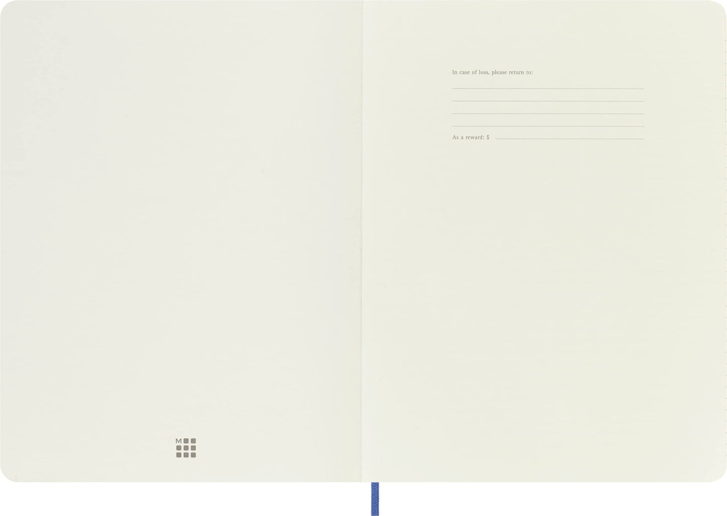 Moleskine Classic Notebook, Extra Large, Ruled, Hydrangea Blue, Soft Cover (7.5 X 9.75)
