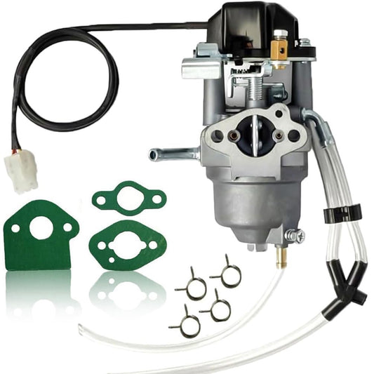 2000W/2500W Generator Carburetor for Predator Champion Firman Harbor Freight Yamaha A-ipower ETQ Ryobi Westinghouse 2000 2300 Watt Inverter Generator 62523 Carb with Fuel Line Gasket