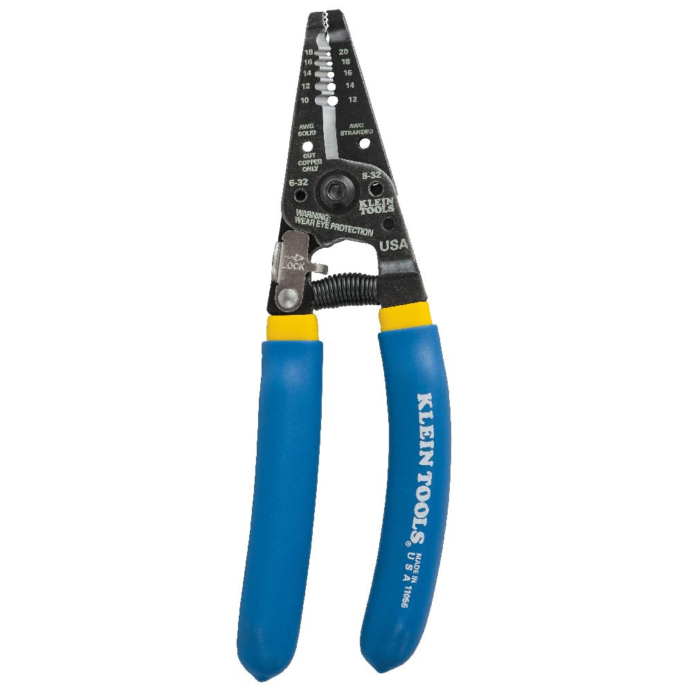 Klein Tools 11055EP Wire Cutter and Stripper, Stranded and Solid Wire Cutter, Cuts Copper