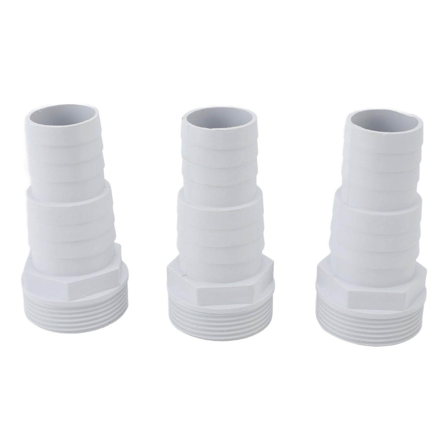 Haofy 3 Way Diverter Valve PVC G1 Threaded Easy Control, Adjustable Stop Feature for Pools Spas