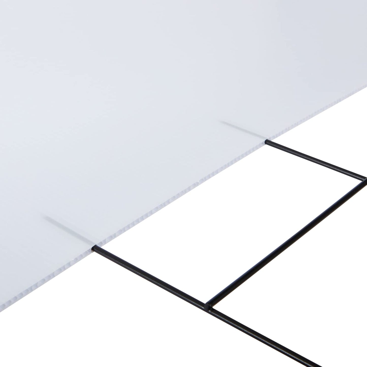 8-Pack Corrugated Plastic Yard Signs with Stakes 24x36 for Outdoor, Garage Sale Supplies, Estate Sale, Open House, Birthday, Moving, Lawn, 4mm Thick, White Blank Surface