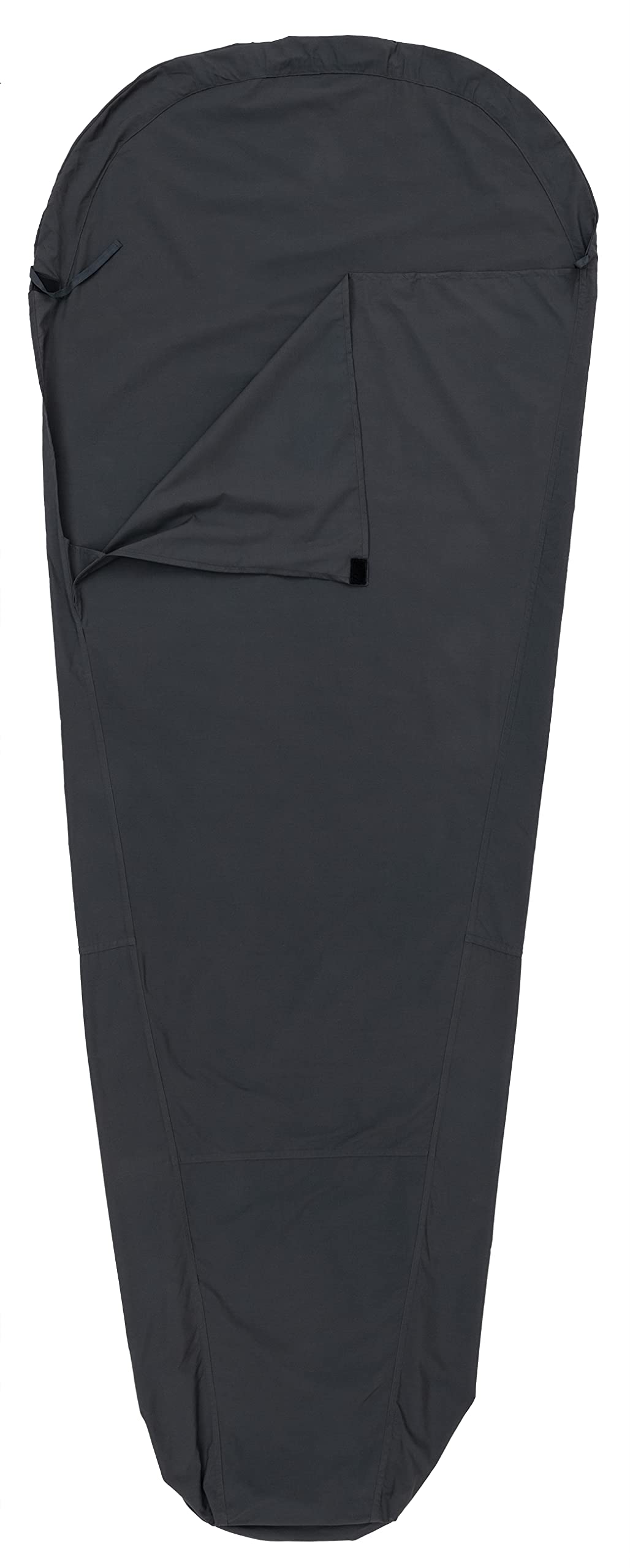 ALPS Mountaineering Poly Cotton Mummy Sleeping Bag Liner - Charcoal