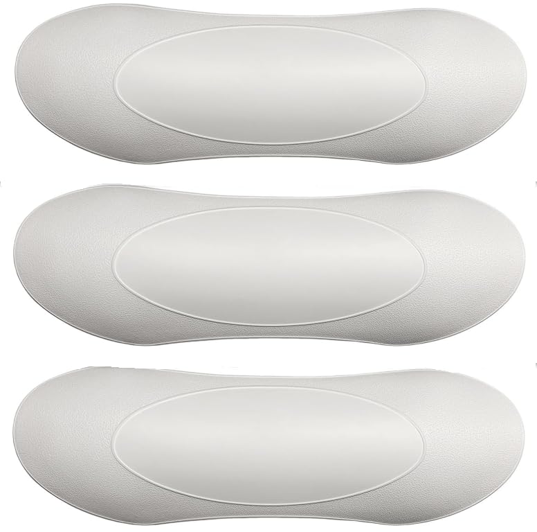 3-PACK 74316 74317 Spa Neck Pillow for Hot Spring Highlife Series Spas from Mid-Year 2007 through 2013, 14.5"L x 4.75"W Cool Gray Hot Tub Spa Head Rest Pillows for Watkin Five Years Free Replacement