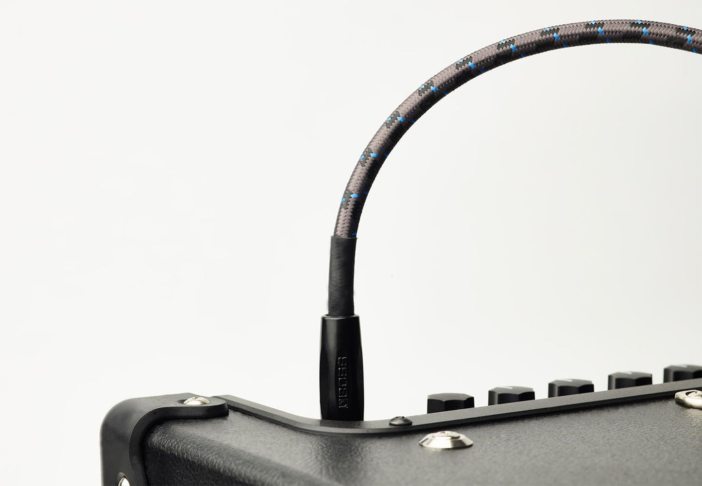 BOSS 10-Feet (3m) Instrument Cable, Straight/Angle ¼” Jack (BIC-10A)