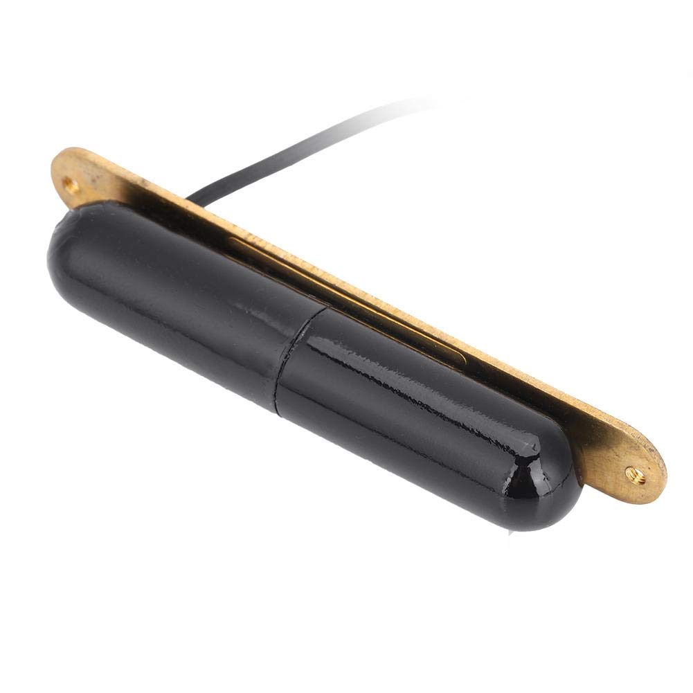 Electric Guitar Pickup, Alnico V Magnet Lipstick Tube Pickup Electric Guitar Single Coil for Guitar(Black)