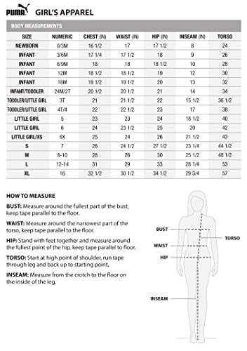 PUMA Girls' Core Logo Legging, Elastic Waistband, Soft & Comfortable, Black Heather, Medium