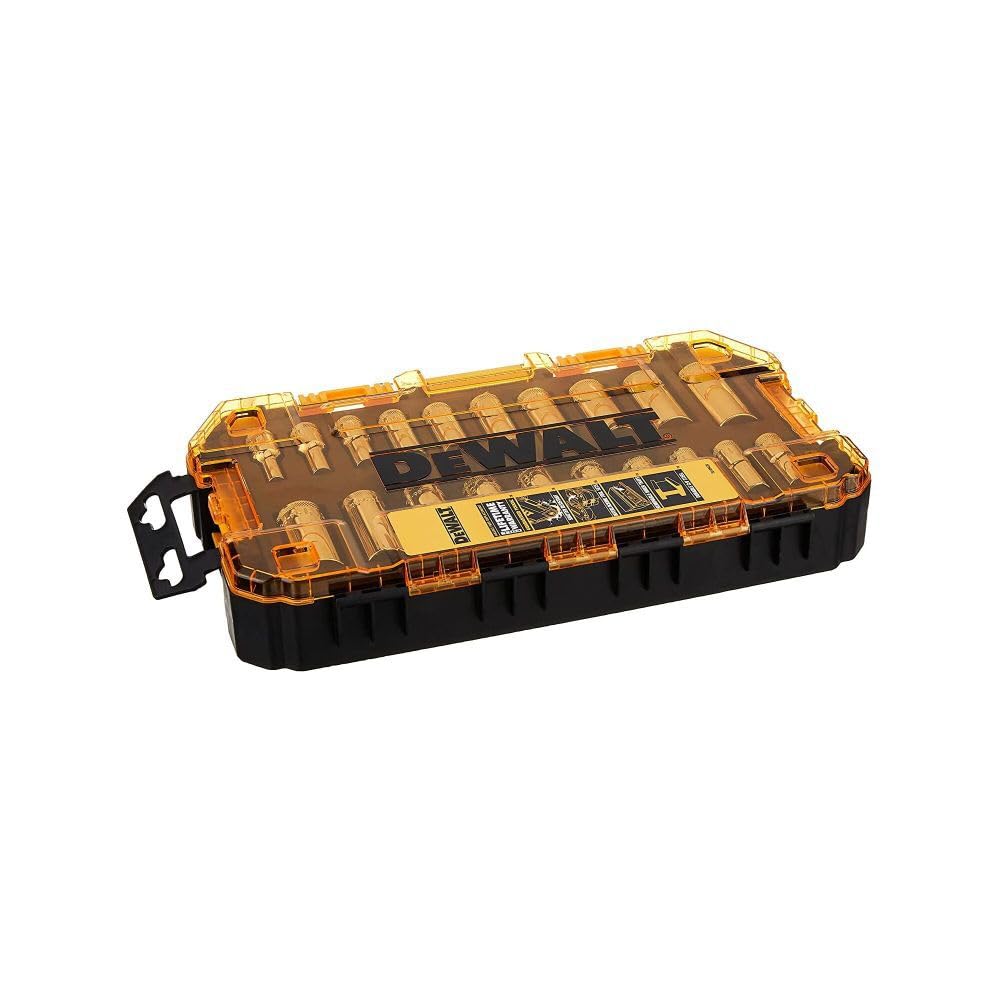 DEWALT DWMT73812 Tool Kit 3/8'' Drive Deep Socket Set, 20 Piece