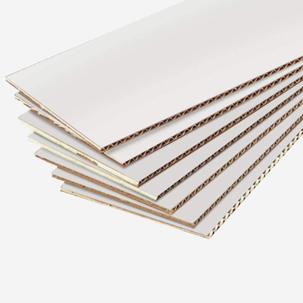 Calenzana 10x7x5 Inches Shipping Boxes Set of 25, Corrugated Cardboard Box for Packing Mailing, White