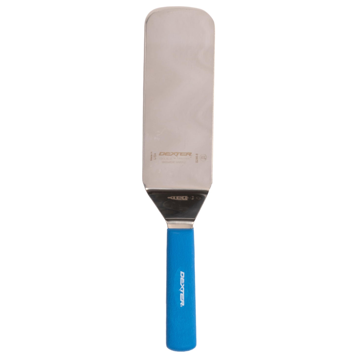 Dexter-Russell S286-8H-PCP Sani Safe Cake Turner 8” x 3”, High Heat Blue