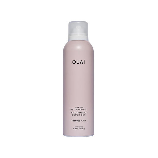 OUAI Super Dry Shampoo - Volumizing Dry Shampoo - Absorbs Oil, Dirt & Sweat - Blends Seamlessly into Hair with Zero Residue & Enriched with a Long-Lasting Scent - Melrose Place (4.5 oz)