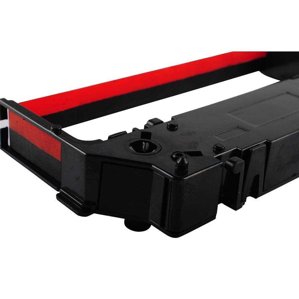 Printer Ribbon Cartridge Compatible with Star SP700, Star RC700BR, RC700, SP712, SP717, SP742, SP747, Black/Red Replacement, Pack of 12