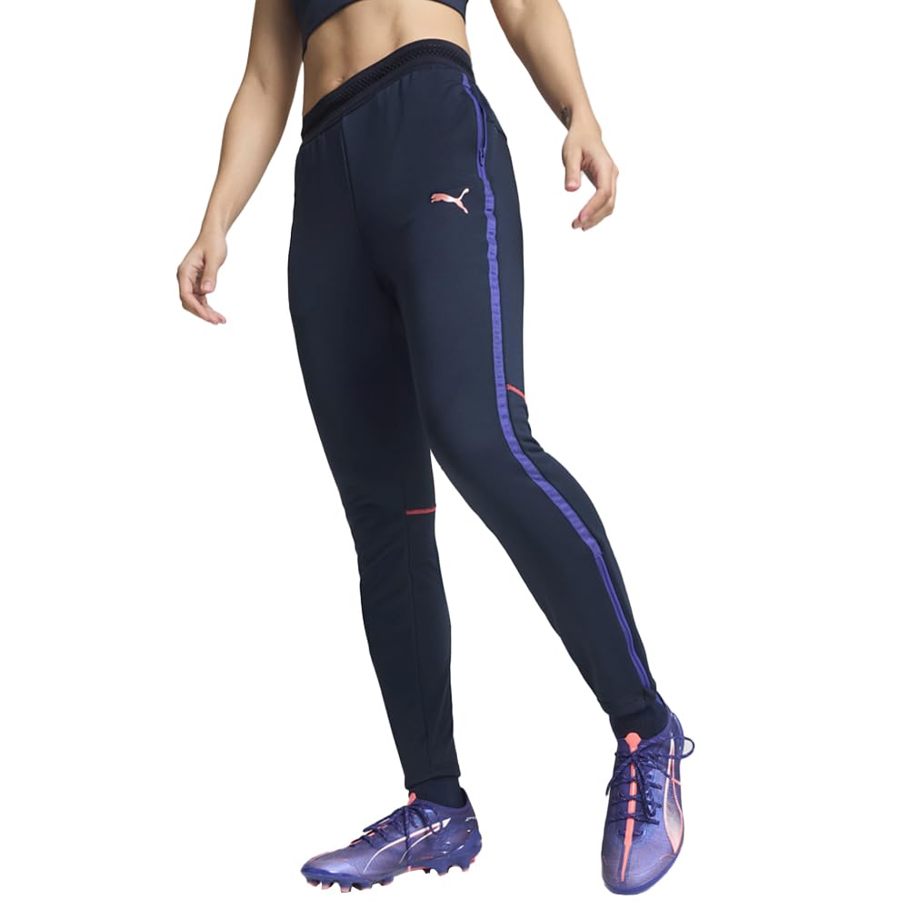 PUMA Women's Individualblaze Training Pants, Club Navy-Dark Amethyst Aw24, Medium
