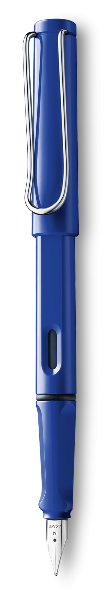 Lamy Safari Fountain Pen, Shiny Blue Barrel - Medium Nib