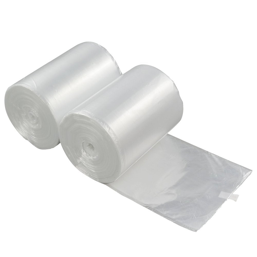 Yubine 8 Gallon Clear Trash Bags, Kitchen Garbage Bags, 2 Rolls/220 Counts