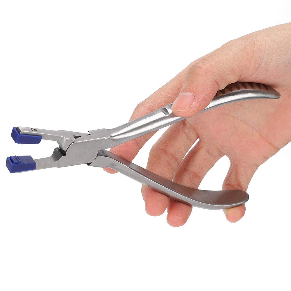 Tiiyee Rimless Eyeglasses Plier, Glasses Frames Optical Tools Kit Adjusting Repairing Tools Professional Repair Disassembly Silhouettes Plier with Storage Box for Optician Assemble Disassemble 3pcs