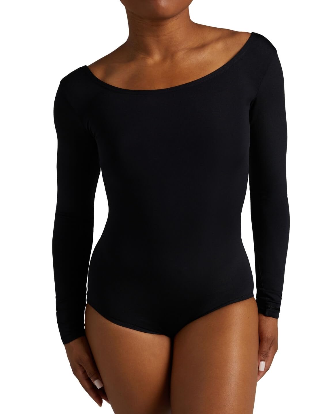 Capezio Team Basic Women's Long Sleeve Leotard, Black, X-Large
