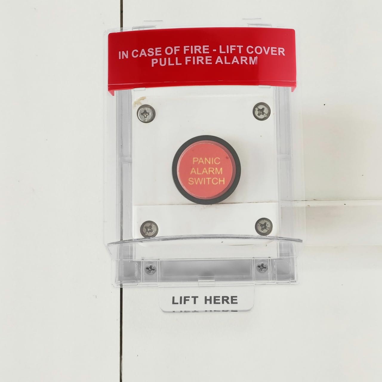 8.45 * 5.11 * 2.16Inch Fire Alarm Cover,Fire Pull Station Cover Full Coverage Protector - Easy Installation for Manual Pull Stations