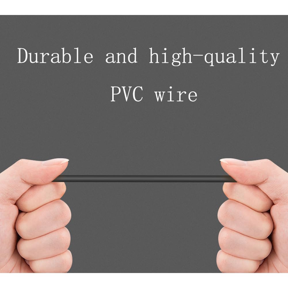 FOWIUNYE 6.56ft 7 Pin XLR Connector Cable, XLR Microphone Cable Balanced Male to Female Connections for Microphone and Audio Interface, Straight Female to Male Plug Cable（2Meter）