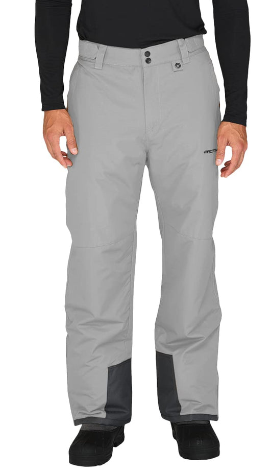 ARCTIX Men's Essential Snow Pants, Quiet Grey, Large/30 Inseam