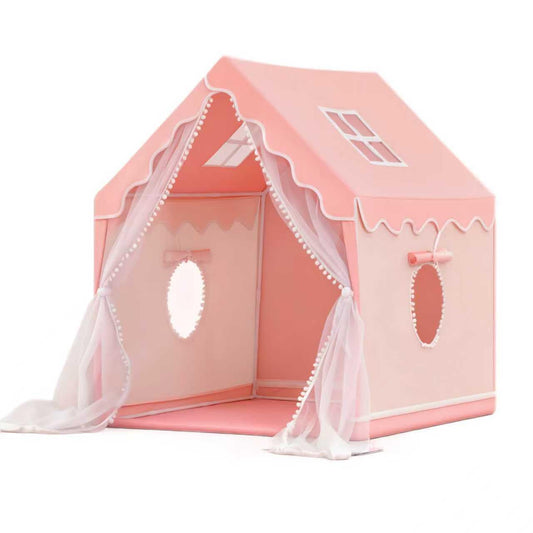 Midook Princess Tent for Girls,Kids Play Tent,Play Tents for Kids Indoor and Outdoor Large Playhouse (Dream Cottage Tent)