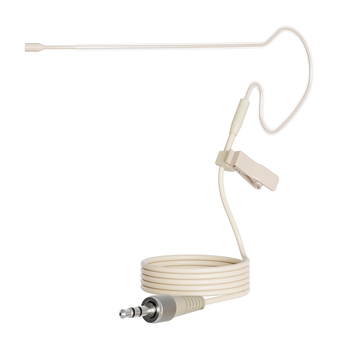 Low Profile Light-Weight Headset Headworn Earhook Microphone JK MIC-J S90 for Sennheiser Wireless System