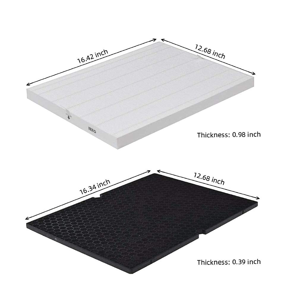 I clean Replacement winix 5500-2 Air Purifier Filter, Compatible with 116130 Replacement Filter H(1 Packs Hepa Filter&A Activated Carbon Filter)