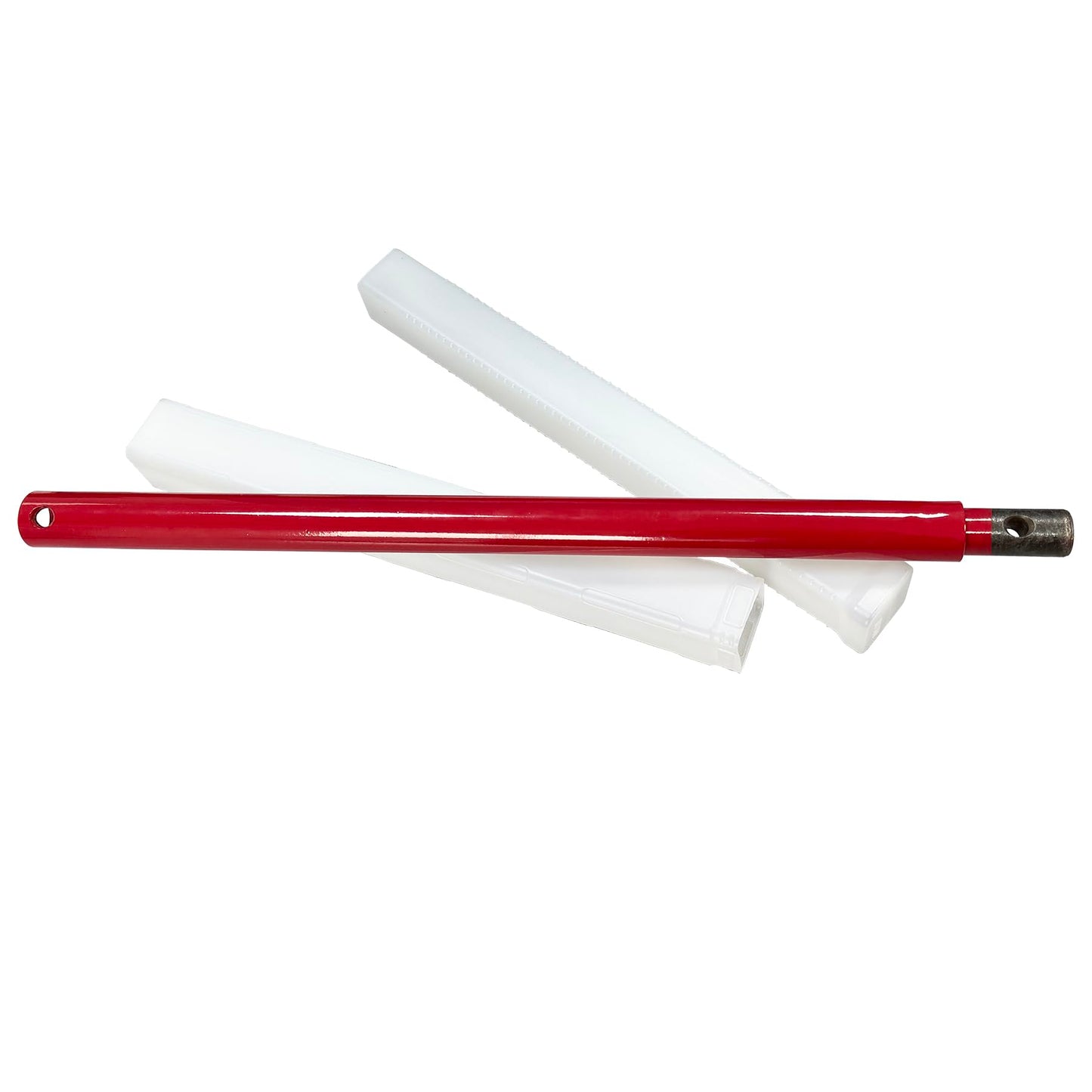C CLINK Auger Extension 18" Red Steel Structure Fits All powerheads with a 7/8” Connection