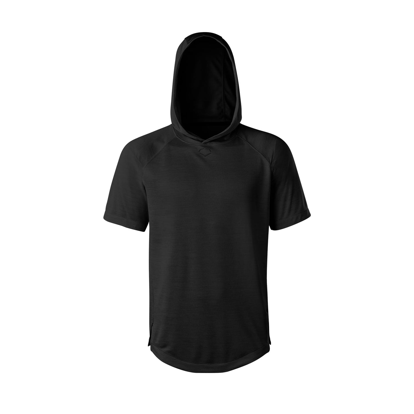 EvoShield Men's Lightweight Short Sleeve Hoodie 2.0, Black, Medium
