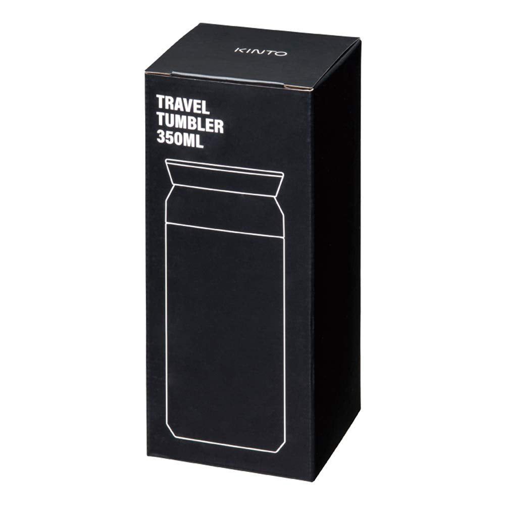 KINTO 20932 Travel Tumbler, 11.8 fl oz (350 ml), White, Double Wall Vacuum Construction, Heat and Cold Retention