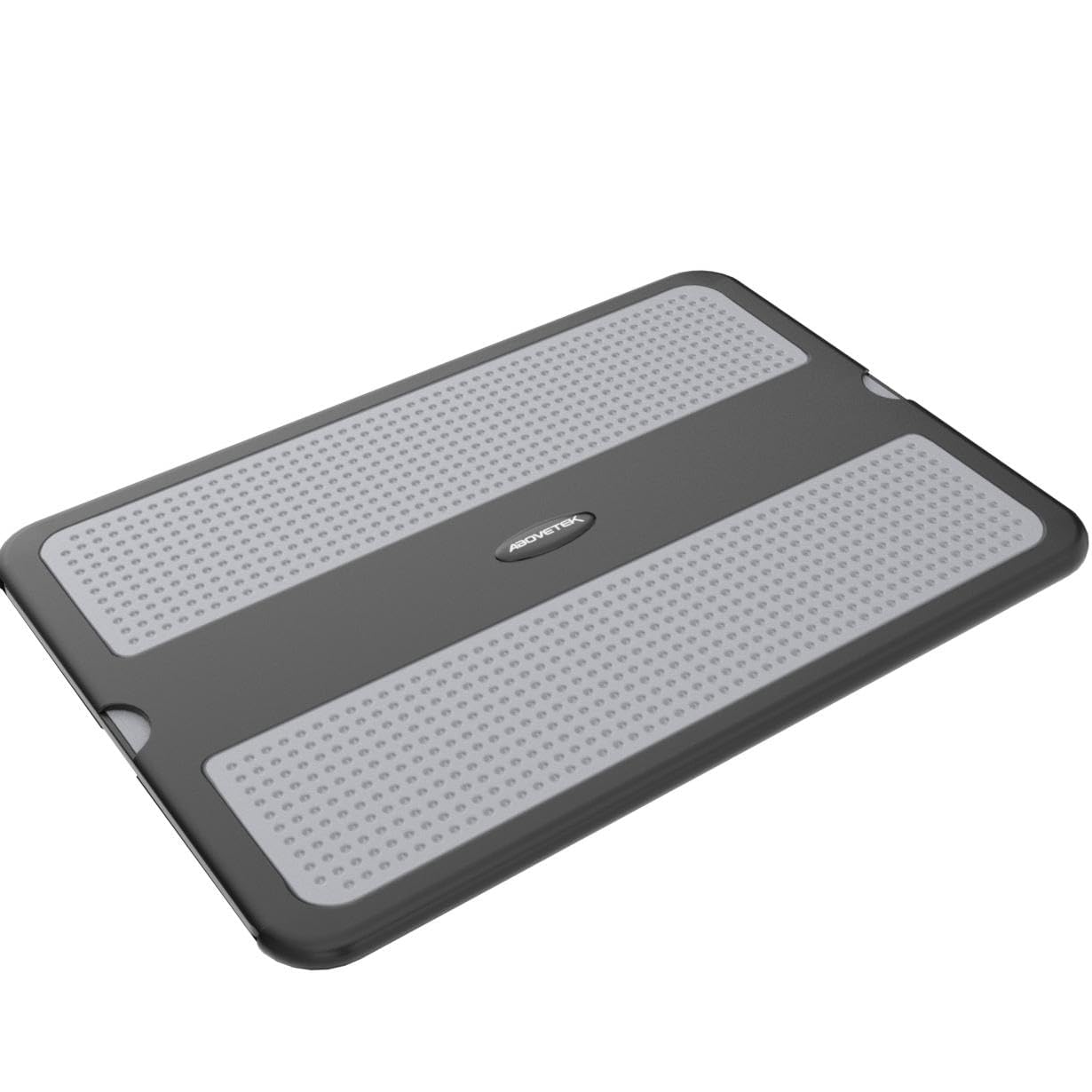 AboveTEK Portable Laptop Lap Desk w/Retractable Left/Right Mouse Pad Tray, Non-Slip Heat Shield Tablet Notebook Computer Stand Table w/Sturdy Stable Cooler Work Surface for Bed Sofa Couch or Travel